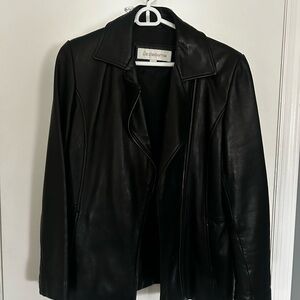 Liz Claiborne Women's Black Leather Jacket